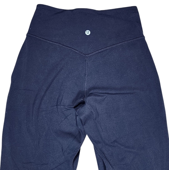 Lululemon Align High Rise Cropped Joggers Womens 4 Black - Picture 5 of 11